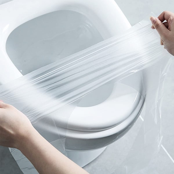 50 stk. antibakterielle, vandtætte engangs toiletkåbeovertræk