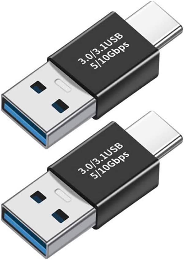 Type-C han til USB 3.0 han-adapter, USB A han til USB-C han OT