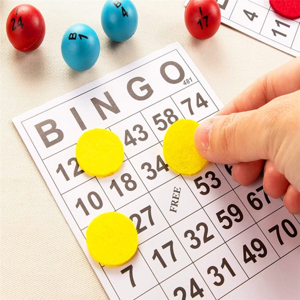 60 unike bingokort BINGO-kort digitalt for barn