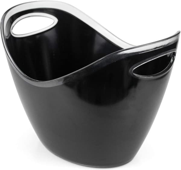 Isspand 3,5 l i sort plast Ideel til vinflasker, cha