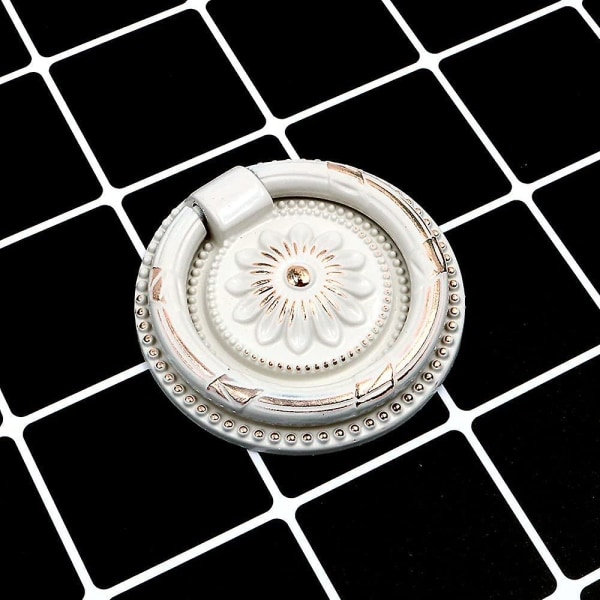 Ring Pulls Circle Knobs, Retro Invisible Hardware Cabinet Kn