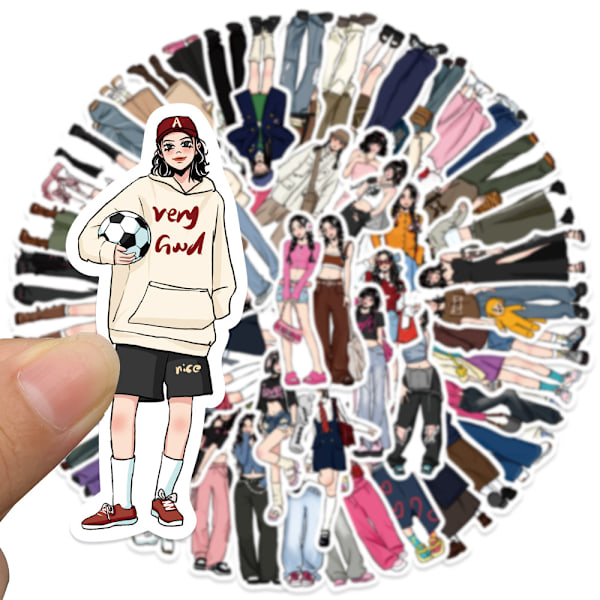(130 stycken) Scrapbooking Stickers Trendiga Stickers för Flickor Bullet Journal Sticker Dekorativa Stickers DIY Handbok Stick