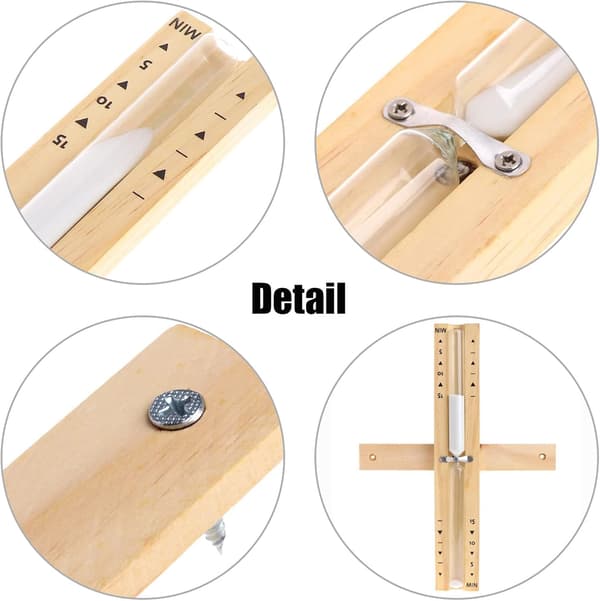 Sauna Timeglas 15 Minutter, Sandur Glas Timer Nedtælling Timeglas