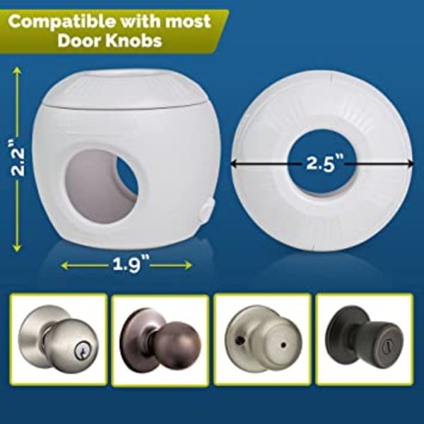 Lapsilukko ovenkahvaan (4 kpl) Vaikea poistaa Dual-Lock D