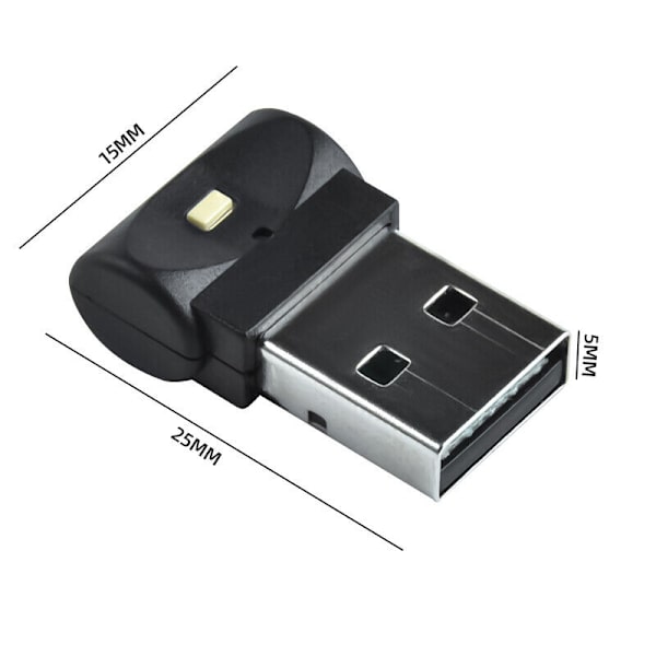 1 stk. Mini LED USB Bil Indvendig Lys Neon Atmosfære Ambient Lam