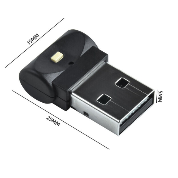1 STK Mini LED USB Bil Interiør Lys Neon Atmosfære Ambient Lam