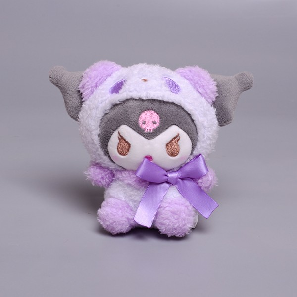 10cm Kawaii Anime Panda Casual Clothes Dog Short Plush Toys