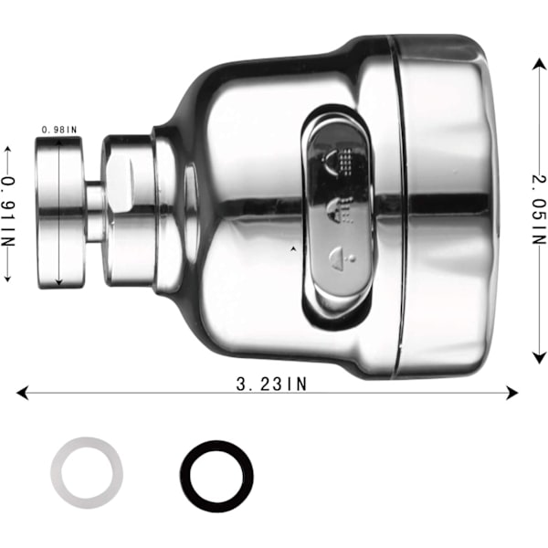 360° pyörivä keittiöhanan suutin