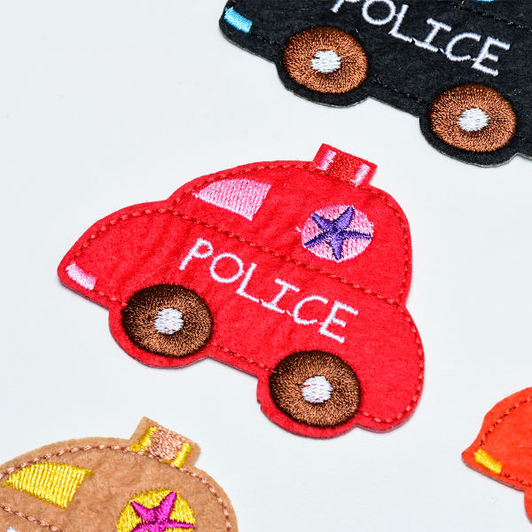 25 stykker broderede klædesticker-patch-stickers kan tilpasses