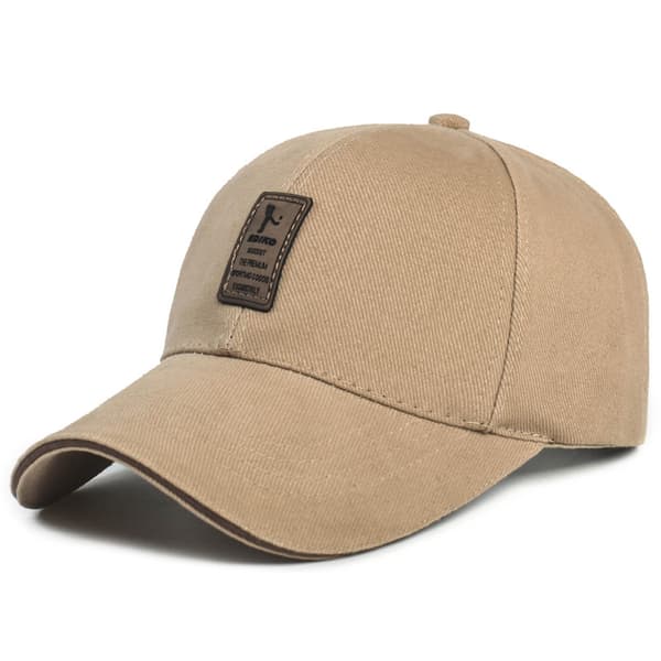 Baseballcaps i bomull Beige