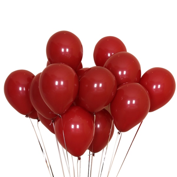 12 tommer røde ballonger 100 stk - kvalitets lateks helium ballonger til