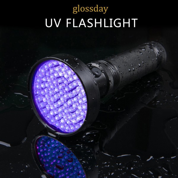 Violetti UV-lamppu, 100 lamppua, fluoresoivan aineen tunnistuslamppu, UV l