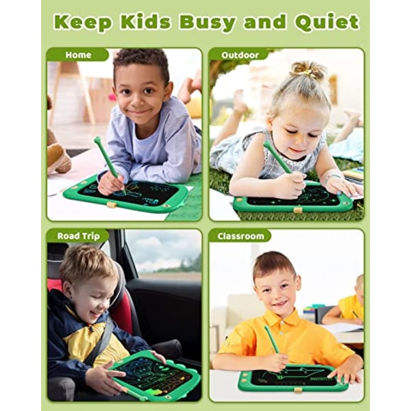 Nettbrett for barn (grønt), leker for 3 år, LCD-skrivebrett, K 86ce | Fyndiq
