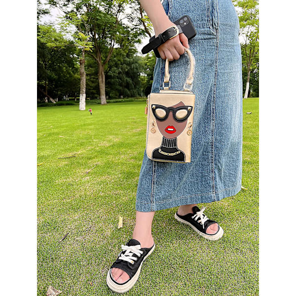 Nyhed 3D Dame Designer Læder Håndtaske Skuldertaske Crossbody