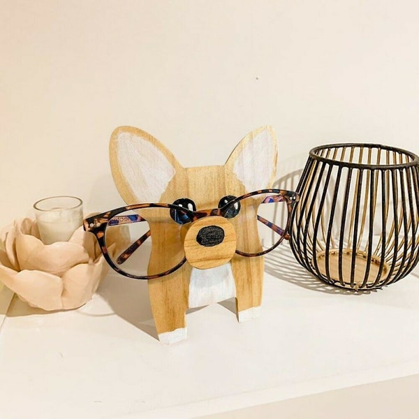 Holz 3D Nied Tier Kopf Brille Brille Halter Stand （Welpe） 080f | Fyndiq