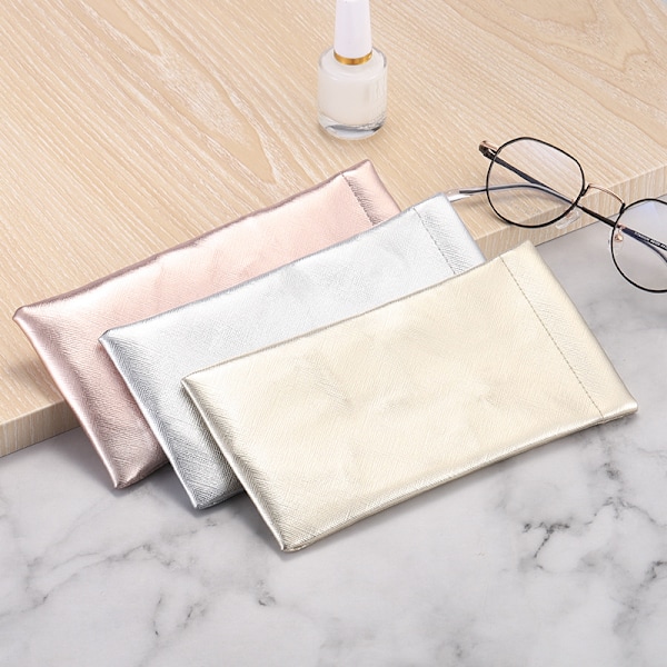 3 stk. solbriller etui, blød PVC brillepose, bærbar rejse C