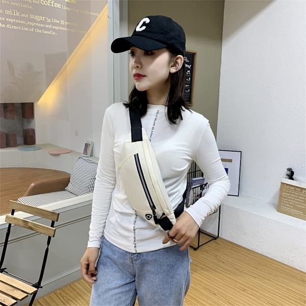 Fanny Pack Midjeväska för Män & Kvinnor Justerbart Bälte Höft Bum Bag F