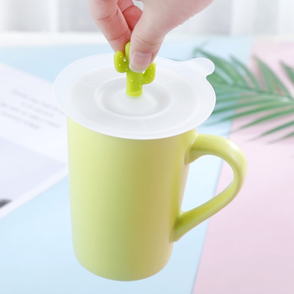 Set med 4 st matkvalitet silikonkopplock, kreativa kaktuskopplock