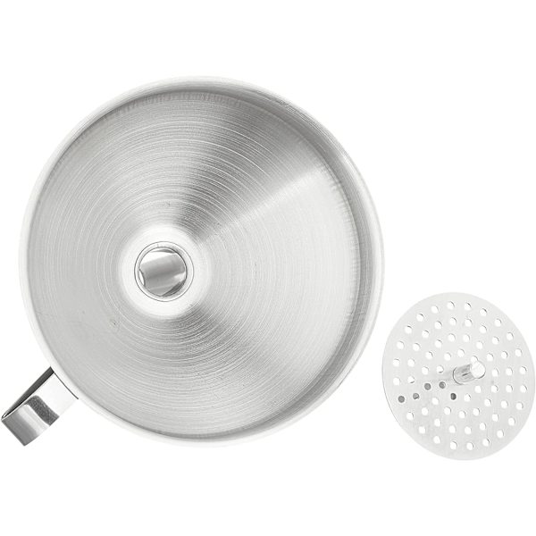 1 stk trakt med rustfritt stål esel 10,5 cm i diameter,