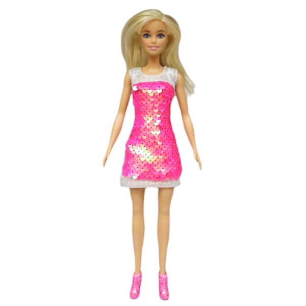 4 st Barbie dockkläder för 30 cm dockor (C)