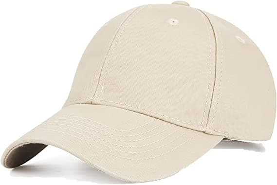 Baseball Cap Bomuld Klassisk Casual Sport Golf Cap Sol Hat Juster