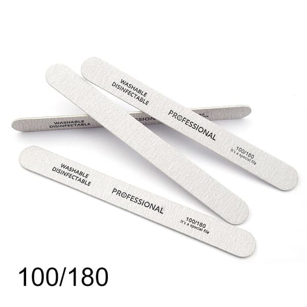 100 stk treneglfiler 100/180 negleverktøy bufferblokk mann
