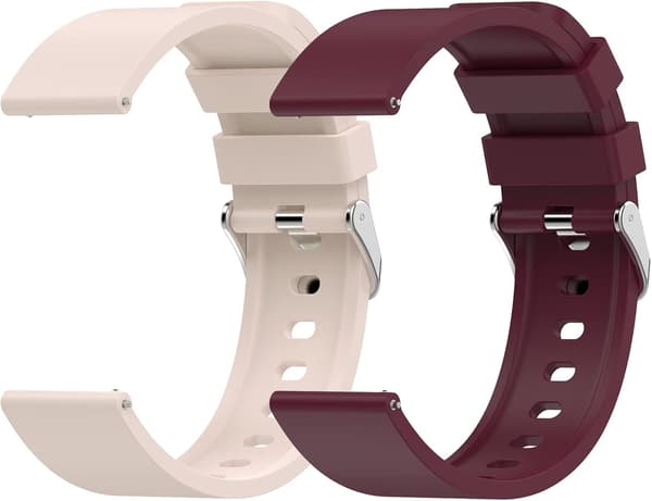 22mm Smartwatch Rem - 2 stk. Silikone Quick Release Remme, Repla