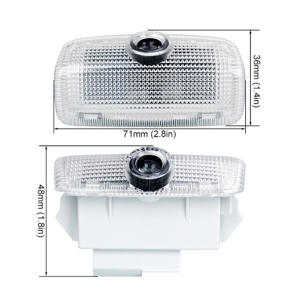 4 stk LED-billogo-lys for Infiniti velkomstlys FX/G/M/EX/QX6