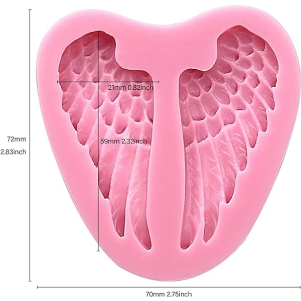 PRÆCISION SILICONEFORME Baby Cherub ENGLEVINGE, Bageudstyr