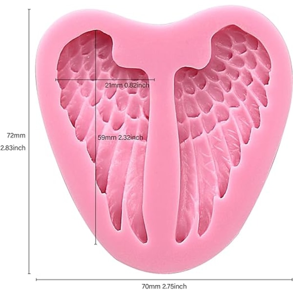 PRÆCISION SILICONEFORME Baby Cherub ENGLEVINGE, Bageudstyr