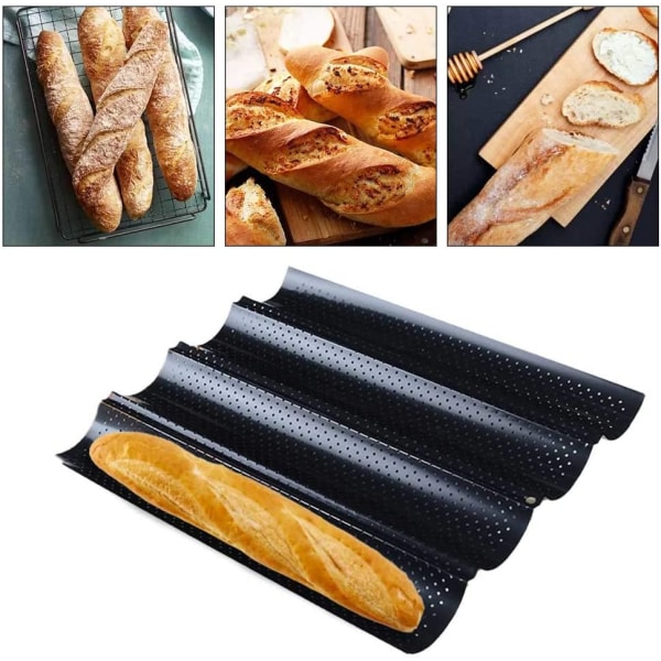 Baguetteform, Baguettebrödform, Baguetteform, Brödformar,