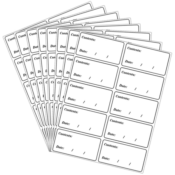 Fryseretiketter Easy Peel Off - Frozen Food Labels Stickers That