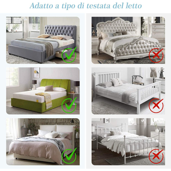 Sänggavelöverdrag, Brun 150-170 cm, Elastiskt sänggavelsskydd, allomfattande design enfärgad elastisk prot