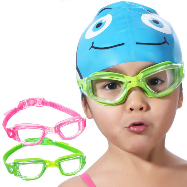Pakke med 2 svømmebriller for barn, svømmebriller for barn, tenåringer