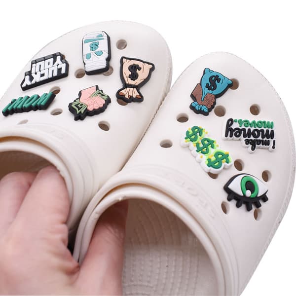 60 stk. tilfældige PVC-skocharms til Crocs-sko