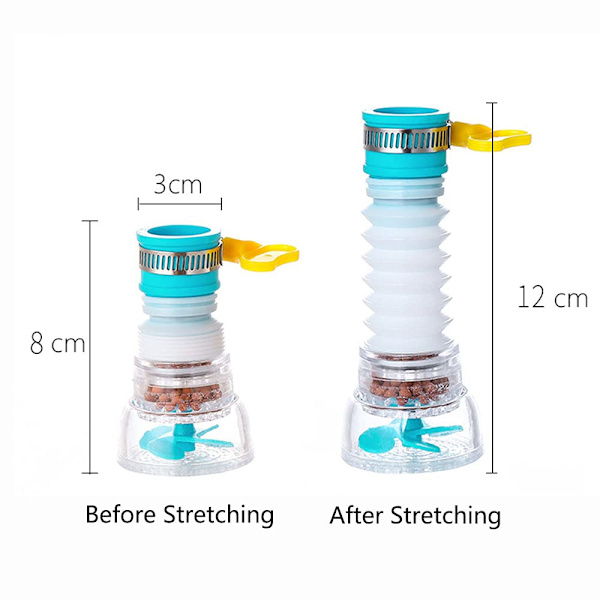 Mini kranvattenfilter, 6 stycken kökskranvattenfilter,