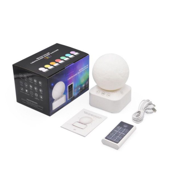 White Noise Machine Sleep Instrument Baby Colorful Ball Led