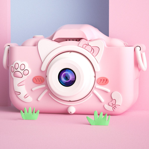 Blå Pink Farve Kids digitalkamera 2000w pixel børn Mini legetøj ca