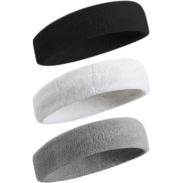 Sweatbands Sports Headband for Men & Women - Moisture Wicking At