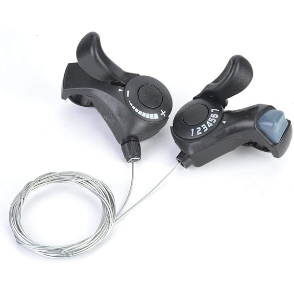 1 par sykkelskiftespaker, 3X7 hastighets sykkelskifter derailleur,