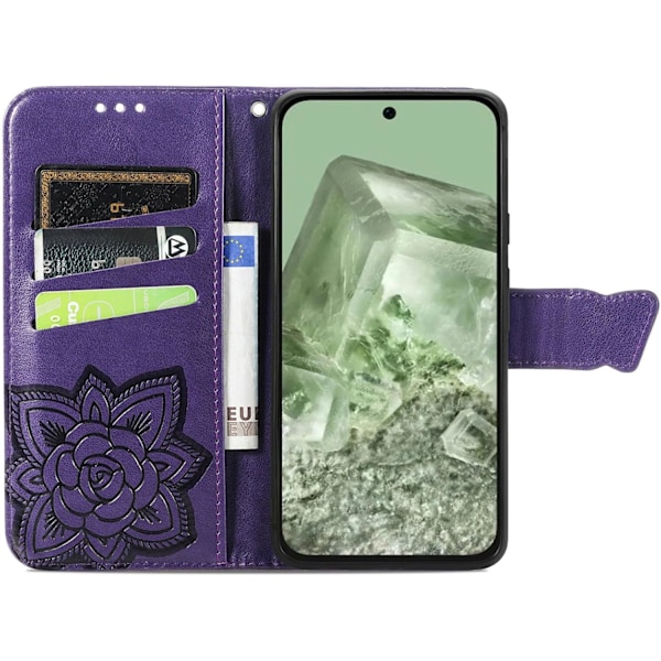 iPhone 13 Plånboksfodral PU-Läder 4-FACK Motiv Fjäril