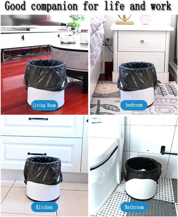 10 ruller bionedbrydelige affaldsposer - sort