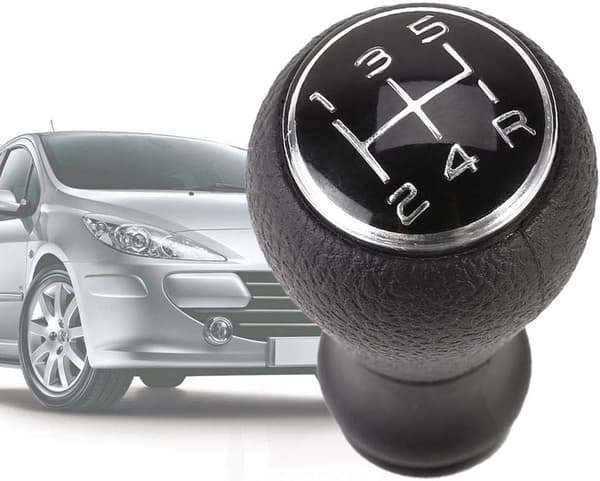 1 stk., Gear Shift Knob, 5-trins manuel til Citroen C1 C3 C4 /