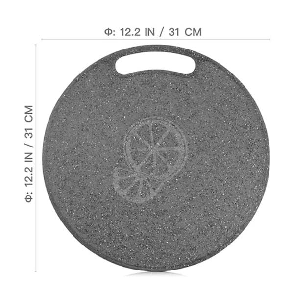 Rund multifunktionell skärbräda - 31*31cm - 1 styck