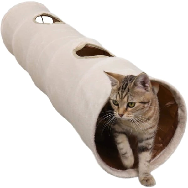 Plysj kjæledyr tunnel katt bore hull Kjæledyr rullende drage katteleke Ca