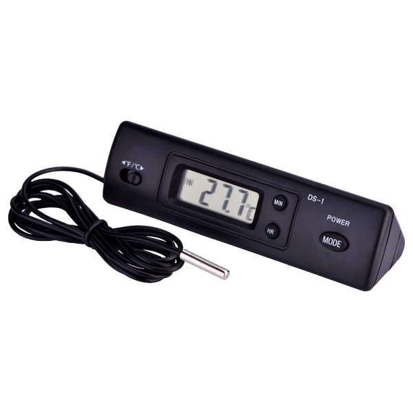 Digital LCD temperaturmätare Elektronisk termometer Tempera