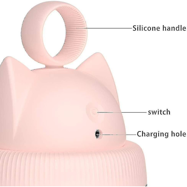 Mini katteformet fnugfjerner stofbarbermaskine USB genopladelig