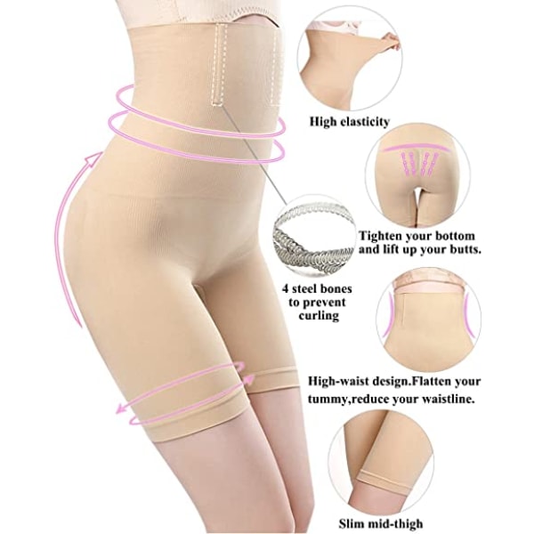 Shapewear til kvinder Højtaljet Body Shaper Tummy Control Panti
