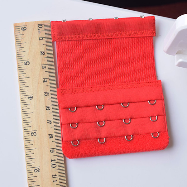 4 stk (svart) BH-forlengere 4 kroker BH-forlengere 4 kroker elastisk