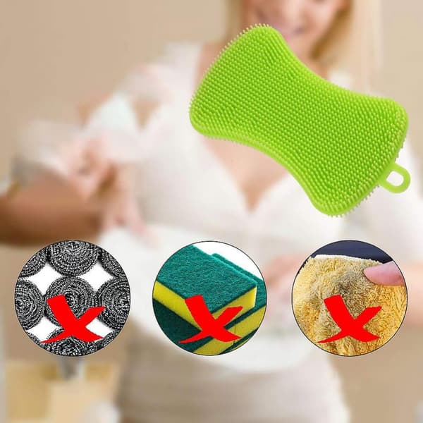 Svampsbitar, kökssilikon i gummi
